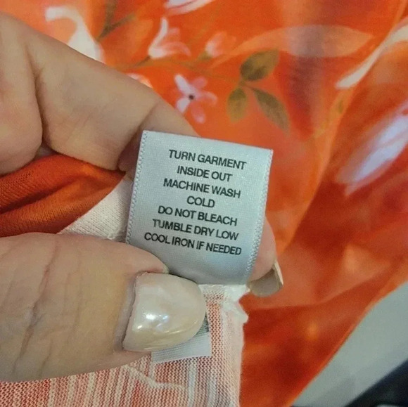 Cache Cold Shoulder Orange Floral Embellished TShirt - Picture 5 of 6